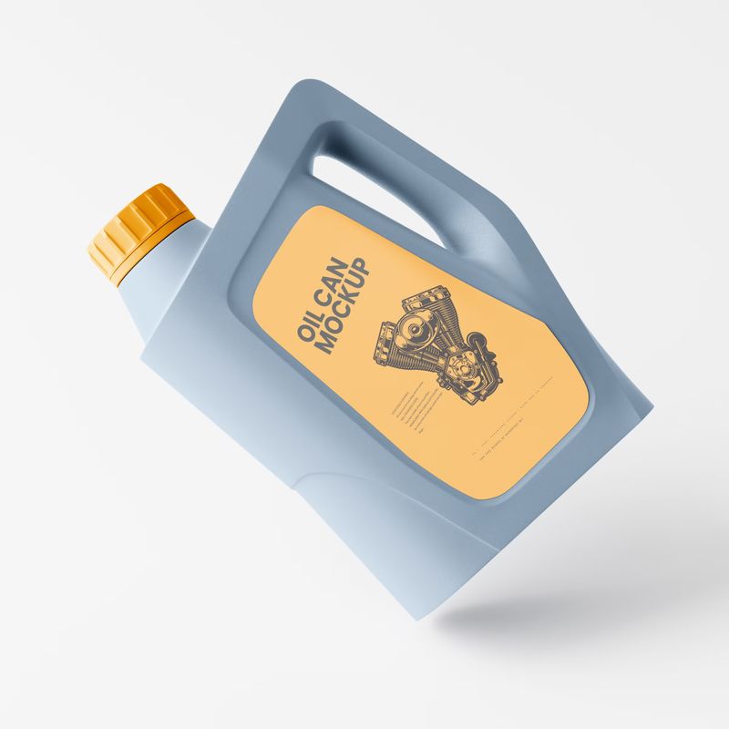 Engine Oil Can Mockup 3