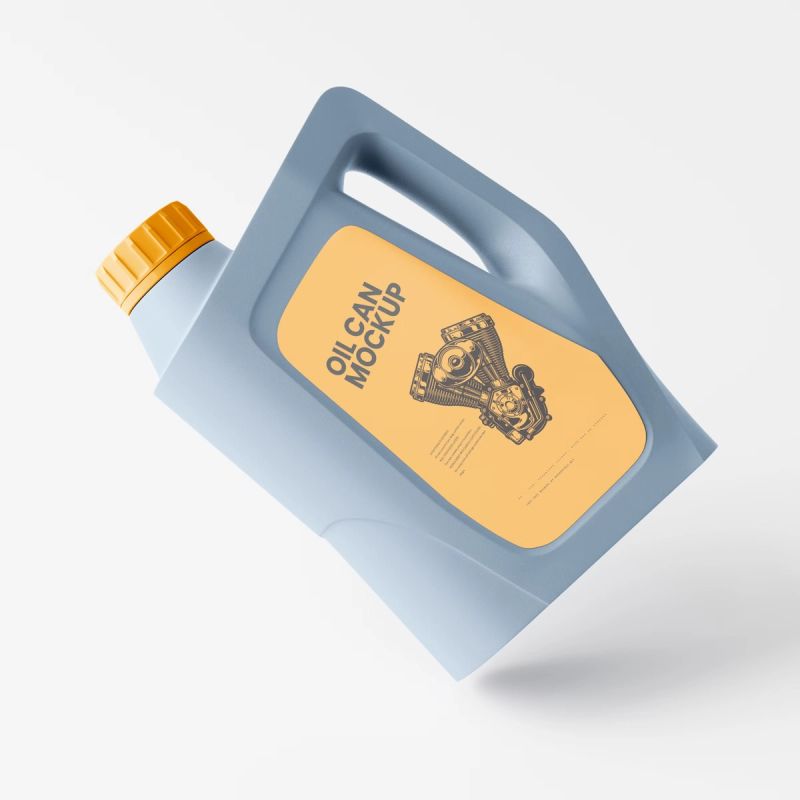Engine Oil Can Mockup 3