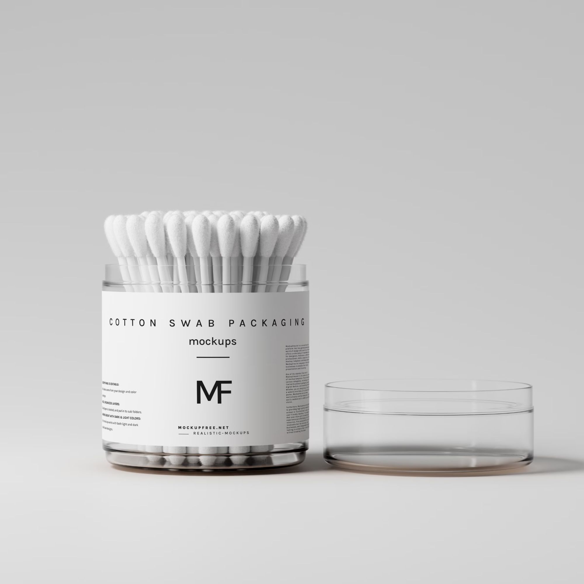 Cotton Swab Packaging Mockups 4