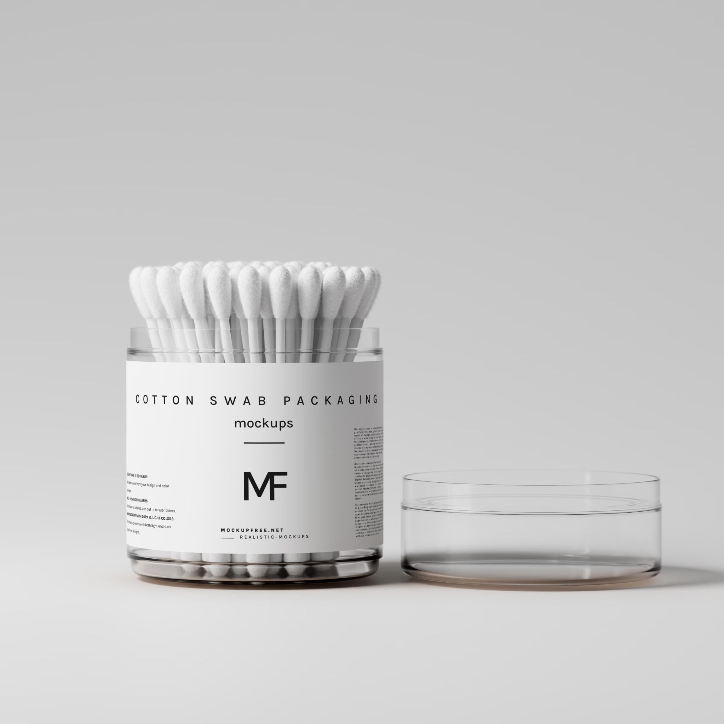 Cotton Swab Packaging Mockups 4