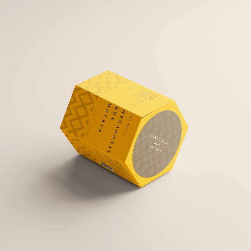Hexagonal Box Mockup 3