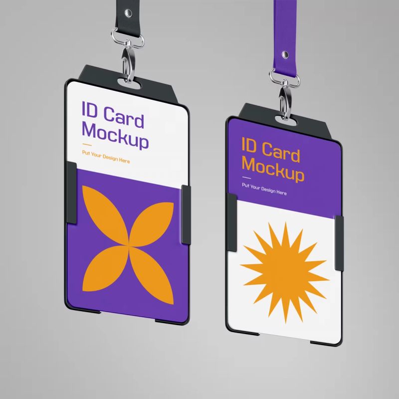 ID Card PSD Mockup