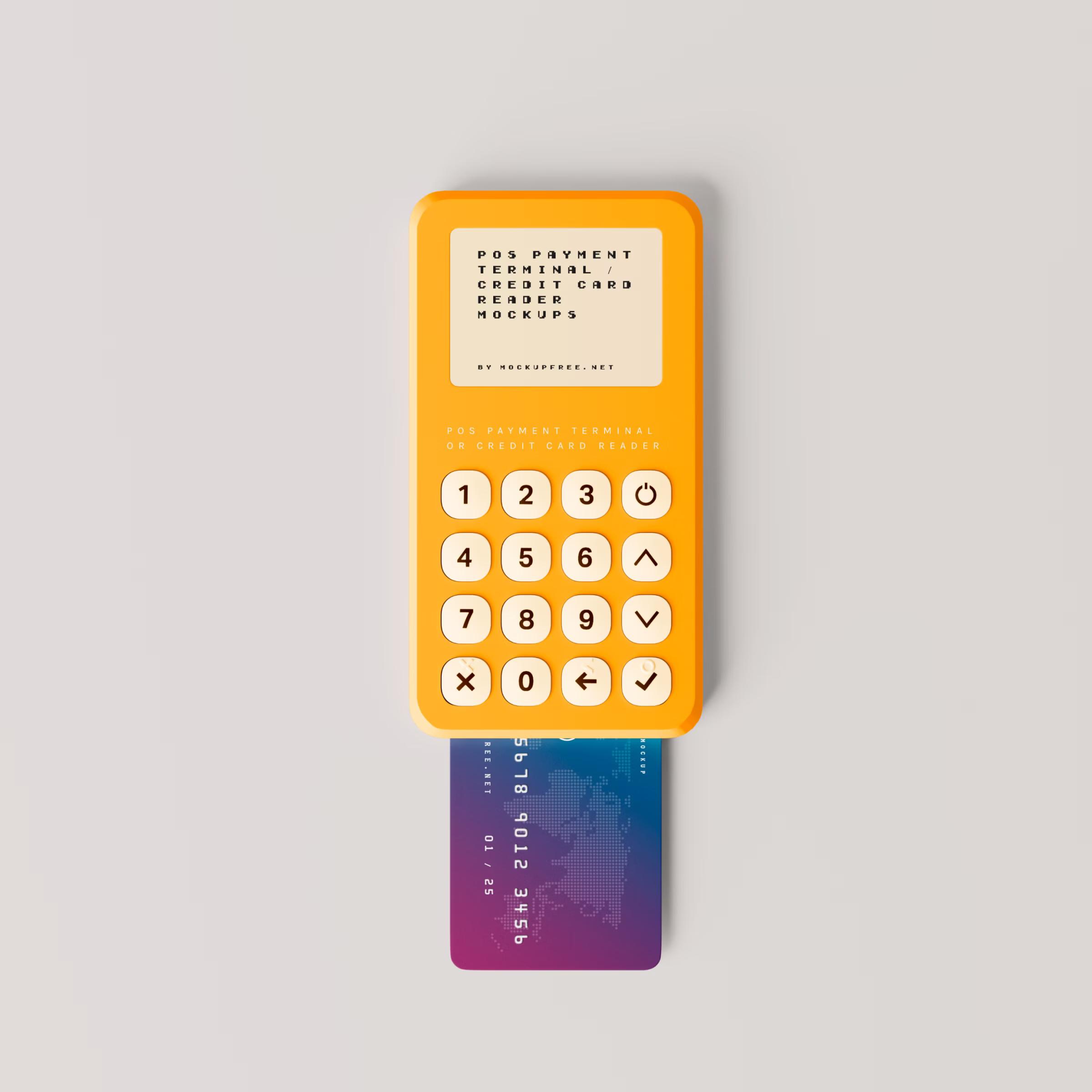 Credit Card Reader Mockups
