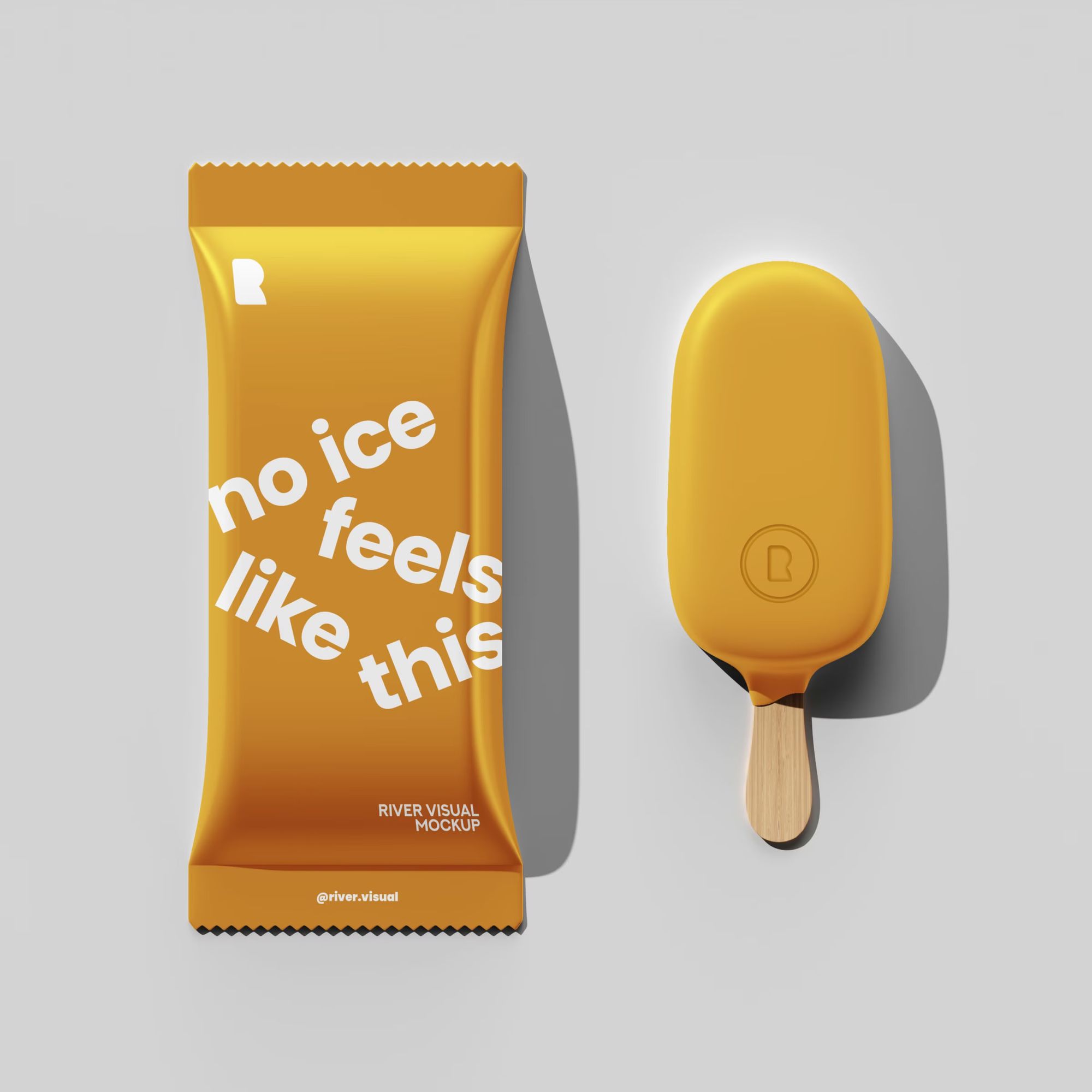 Ice Cream Free Mockup