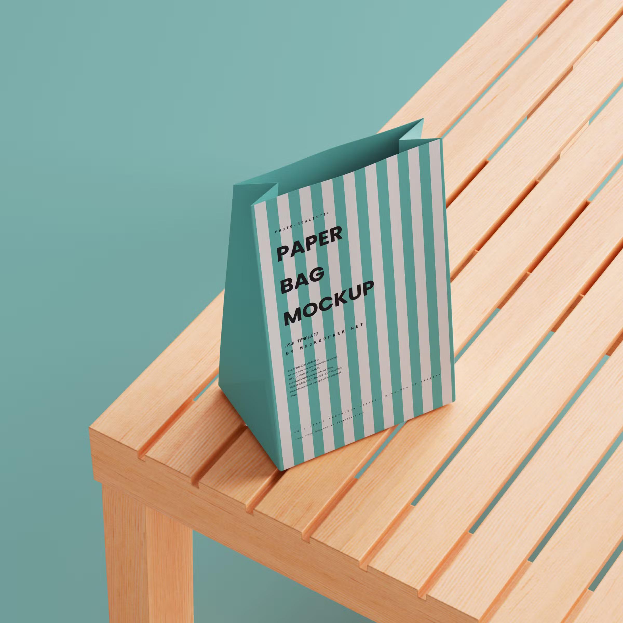 Paper Bag Mockup 3