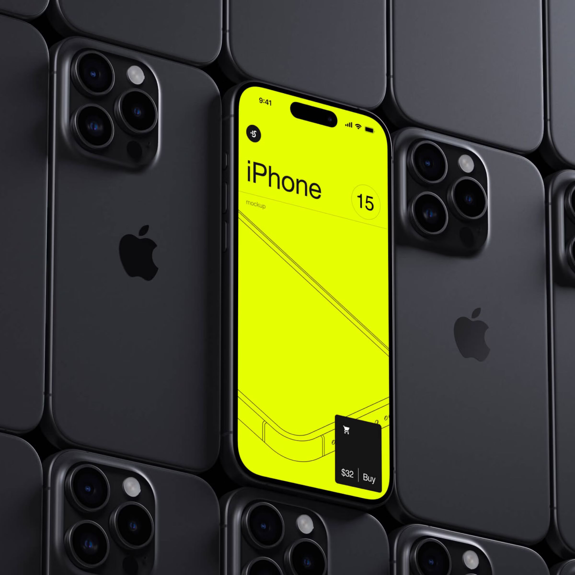 Free J-Mockups: iPhone 15 Pro