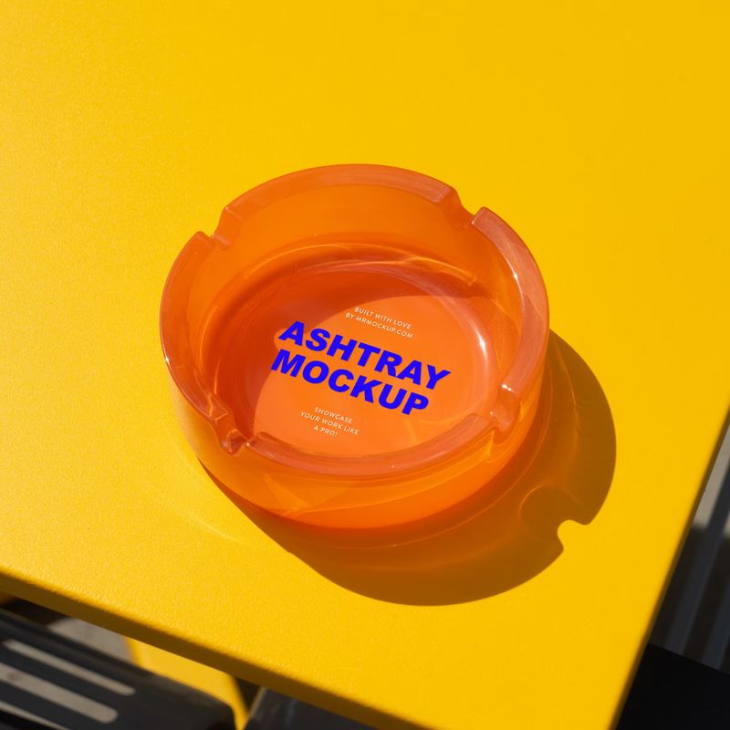 Free Ashtray Mockup