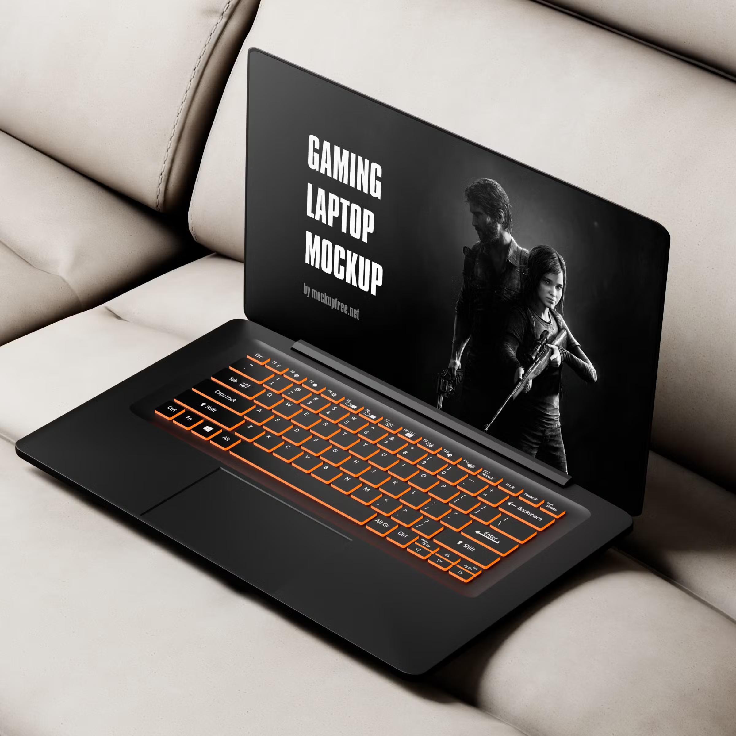 Gaming Laptop Mockup 3