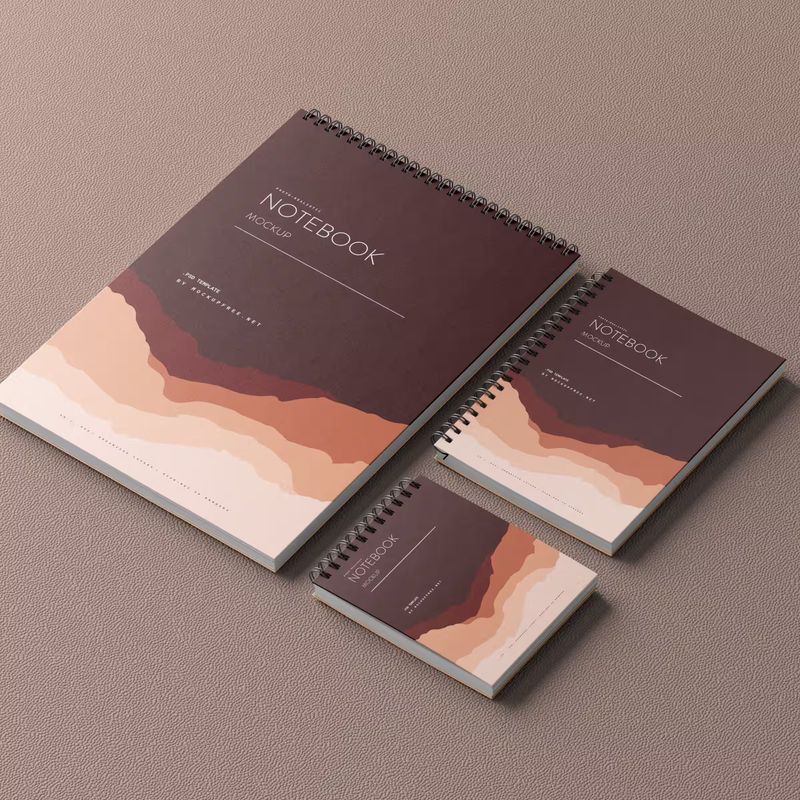 Notebook Branding Mockups