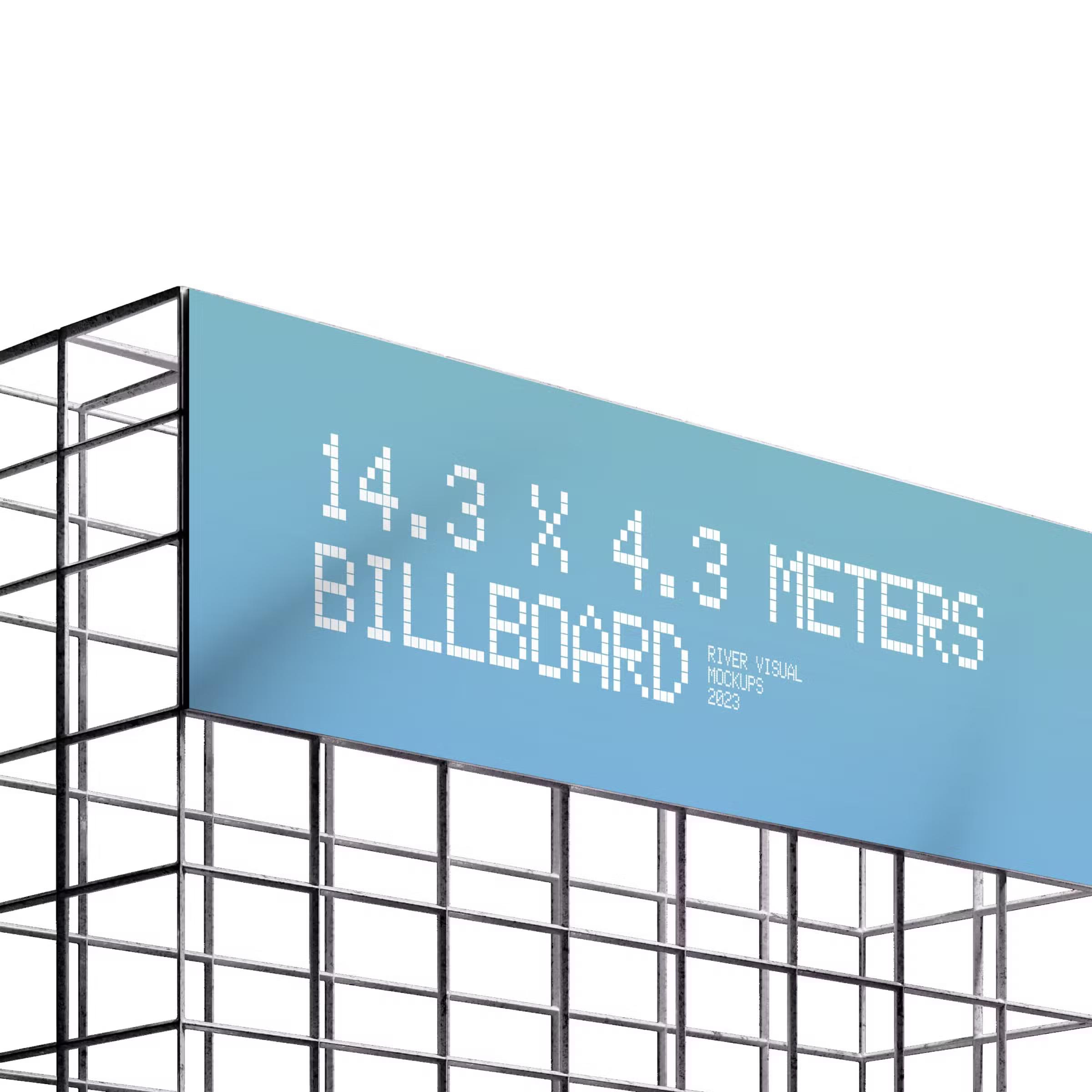 Mesh Billboard 001 Free Mockup