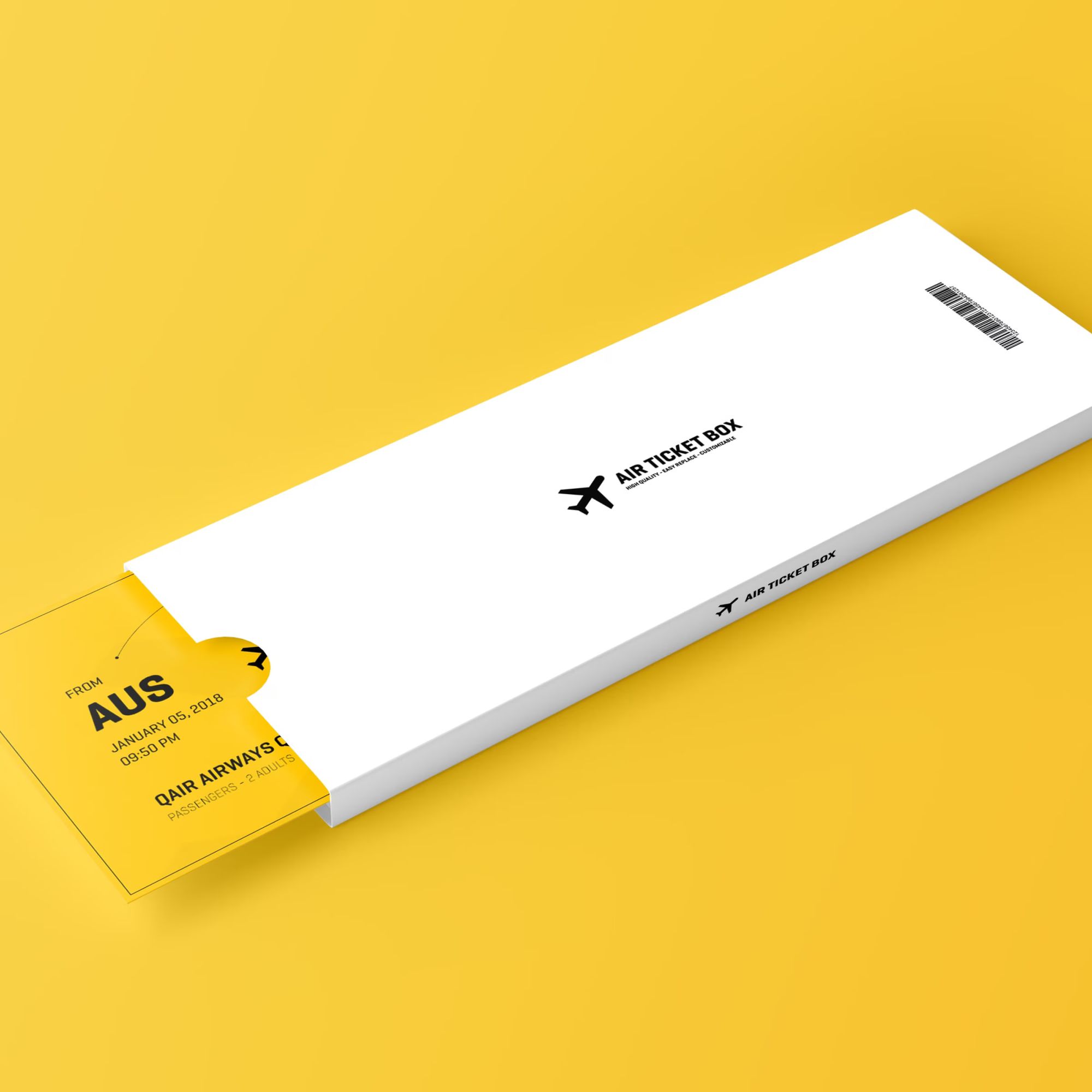 Event Ticket PSD Mockup