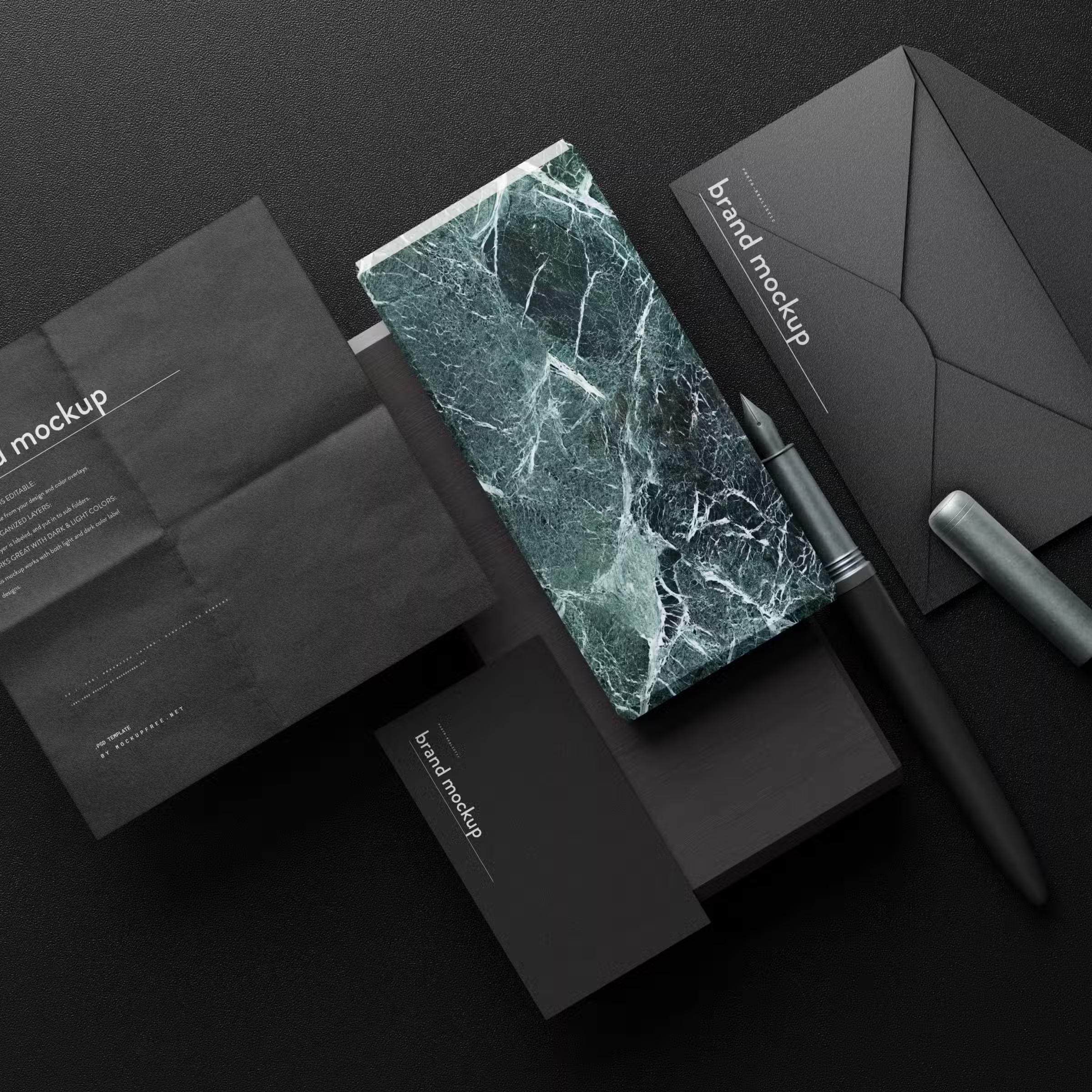 Dark Branding Mockup 2