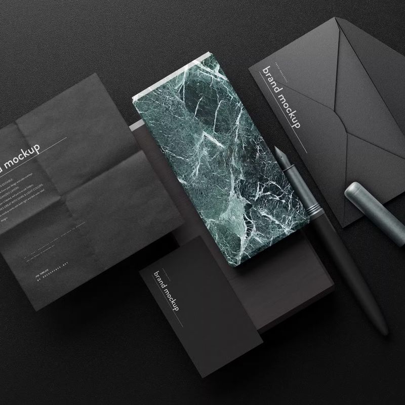 Dark Branding Mockup 2