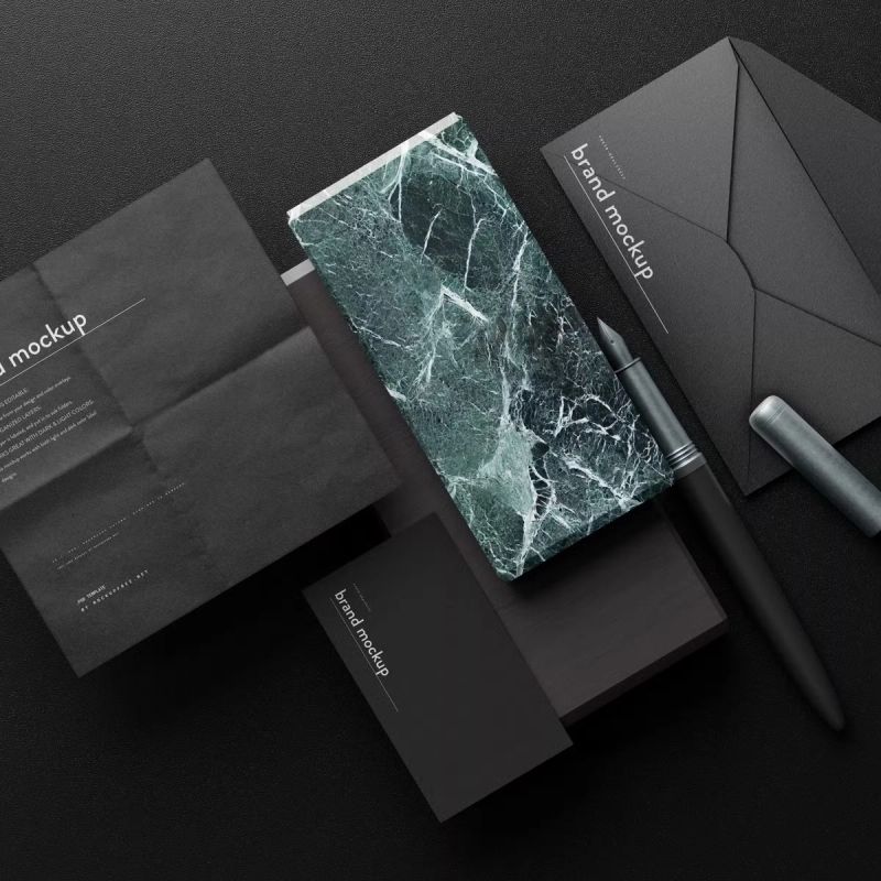 Dark Branding Mockup 2