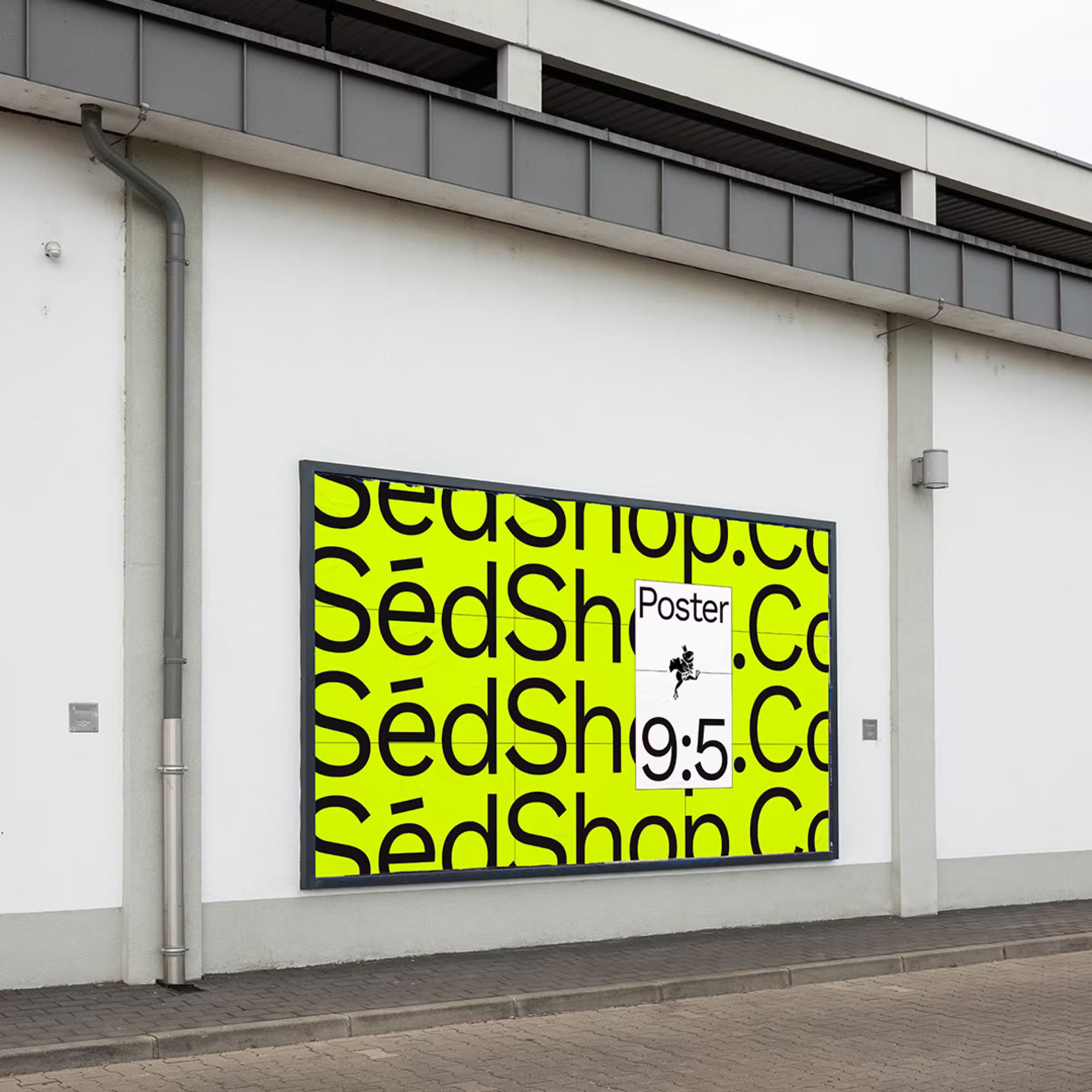 Free Billboard Poster Mockup