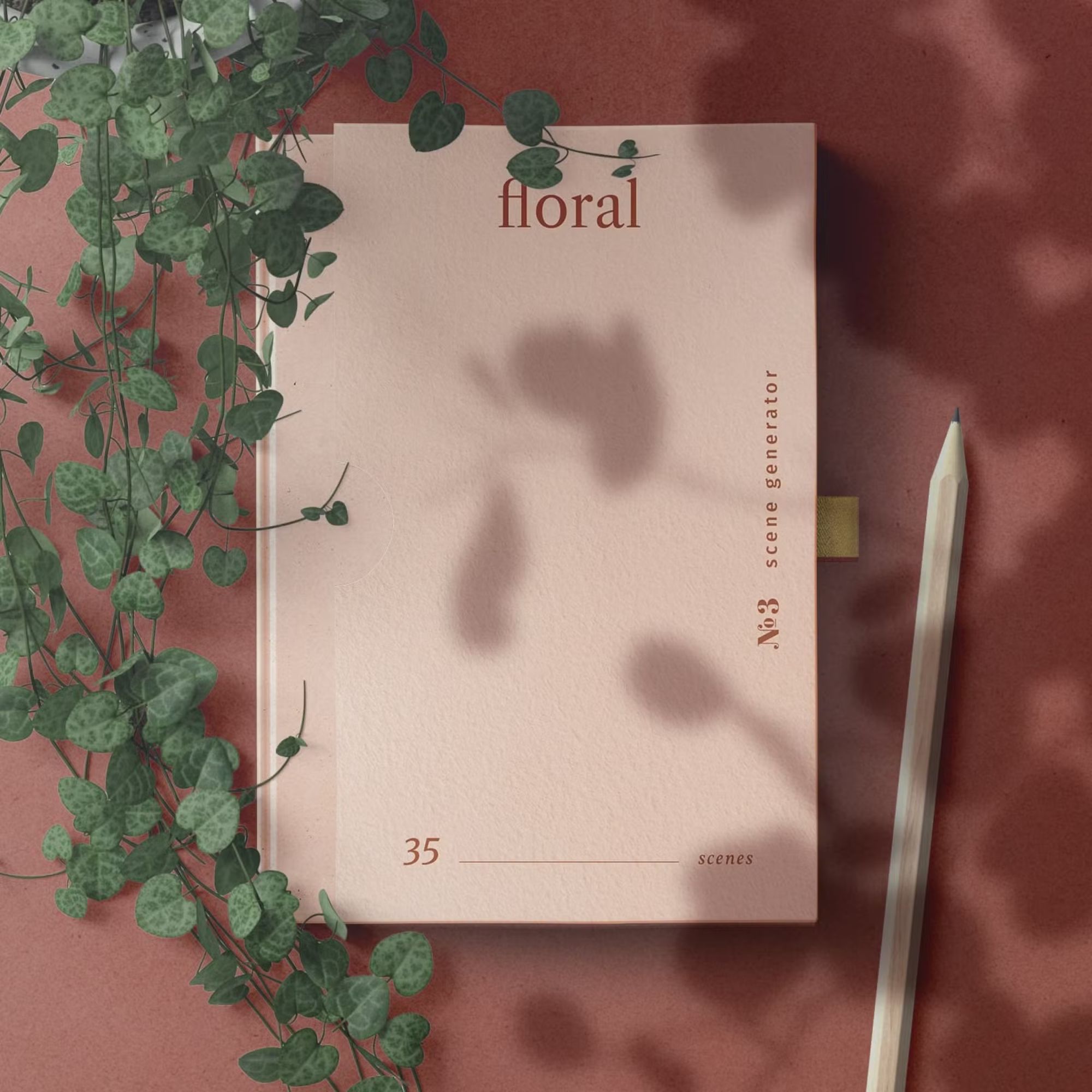 Free Book With Shadow Overlay Mockup Top View