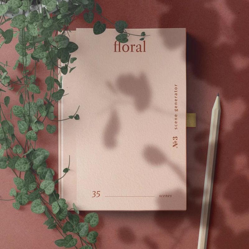 Free Book With Shadow Overlay Mockup Top View
