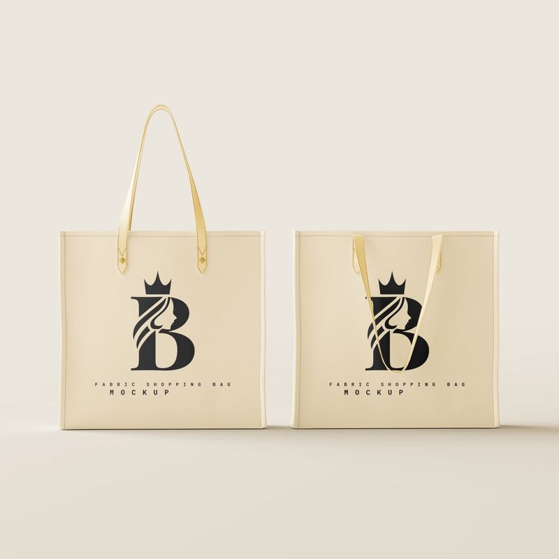 Fabric Shopping Bag Mockup