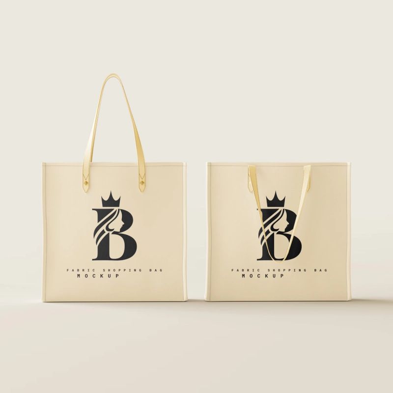 Fabric Shopping Bag Mockup