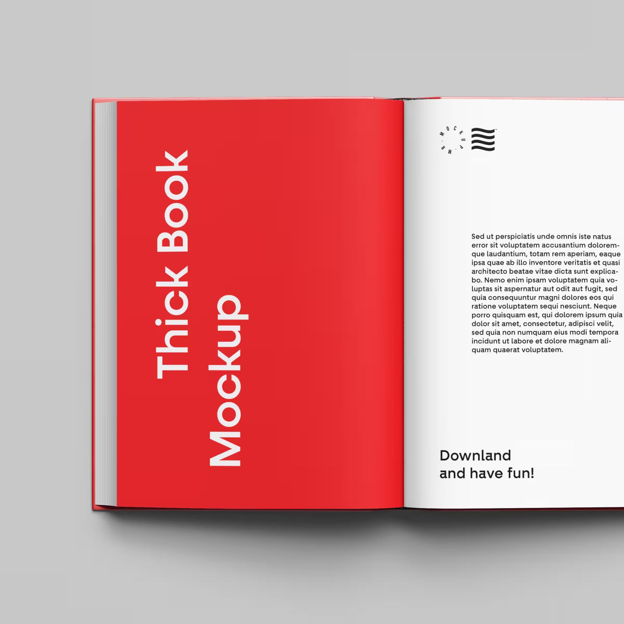 Top View Book Mockup