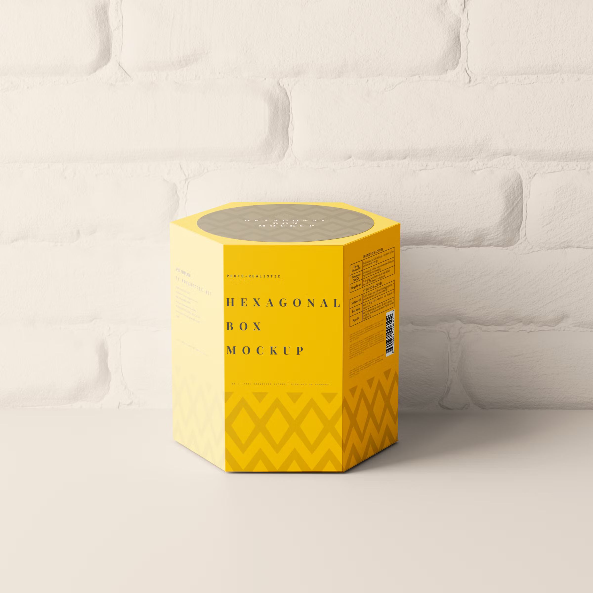 Hexagonal Box Mockup 4