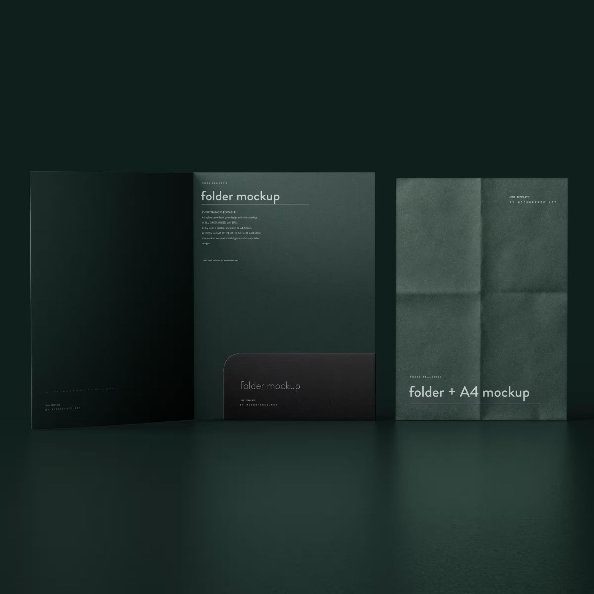 A4 size folder mock up 2