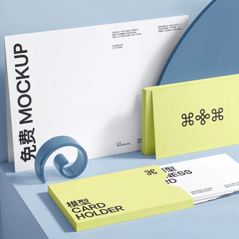 Free paper and business cards mockup
