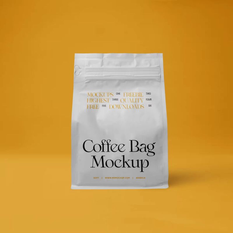 Coffee Bag PSD Mockup