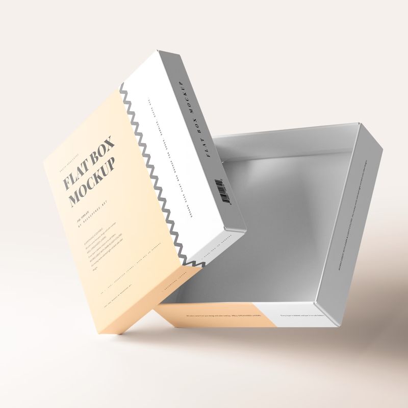 Flat Box Mockup 4