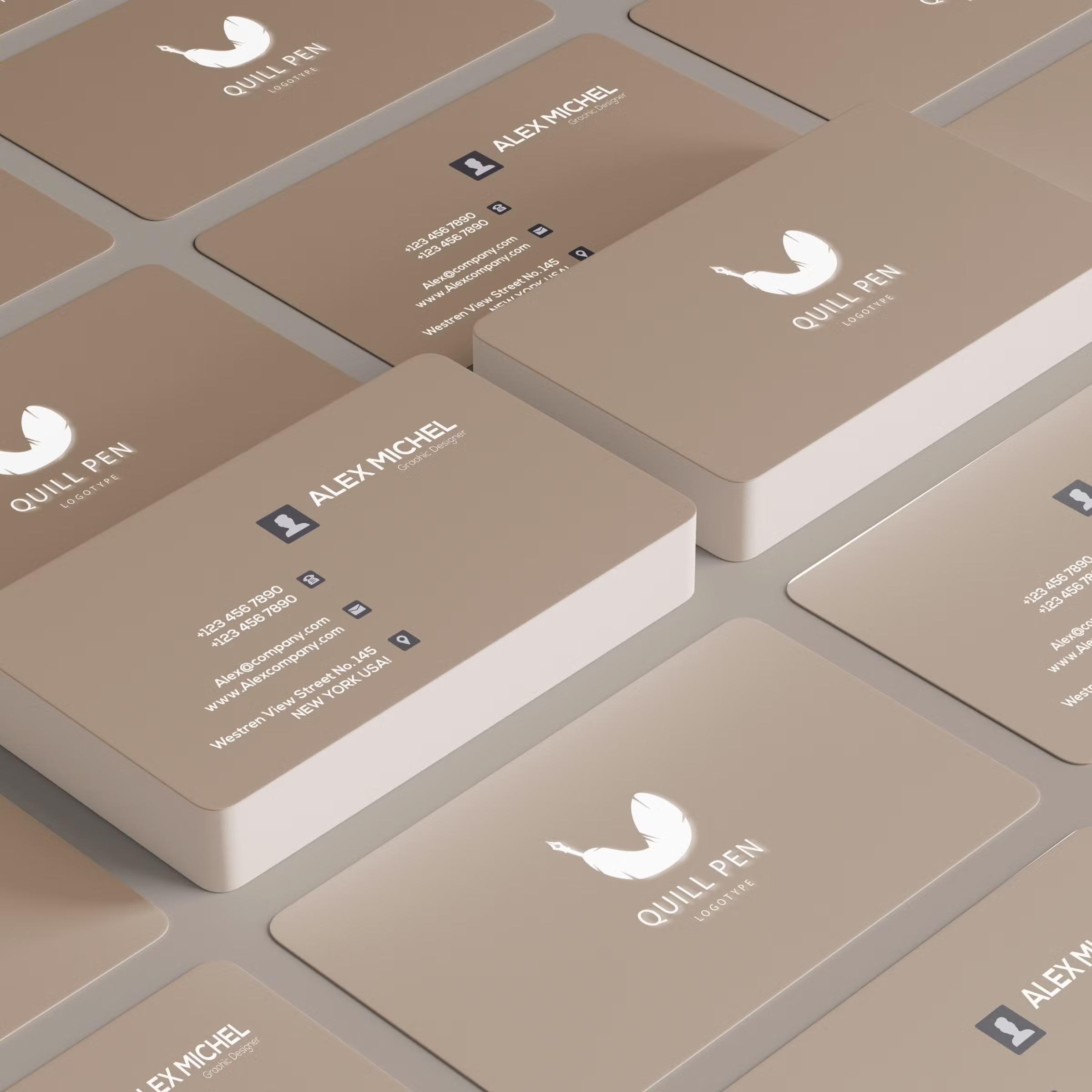Business Card Branding Mockup Set 5
