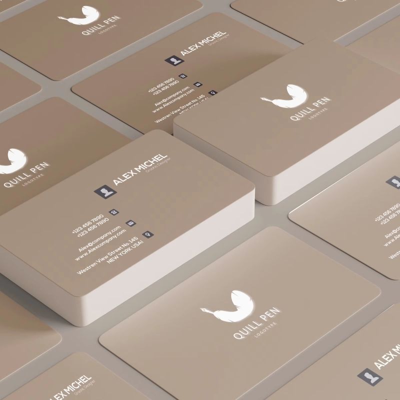 Business Card Branding Mockup Set 5