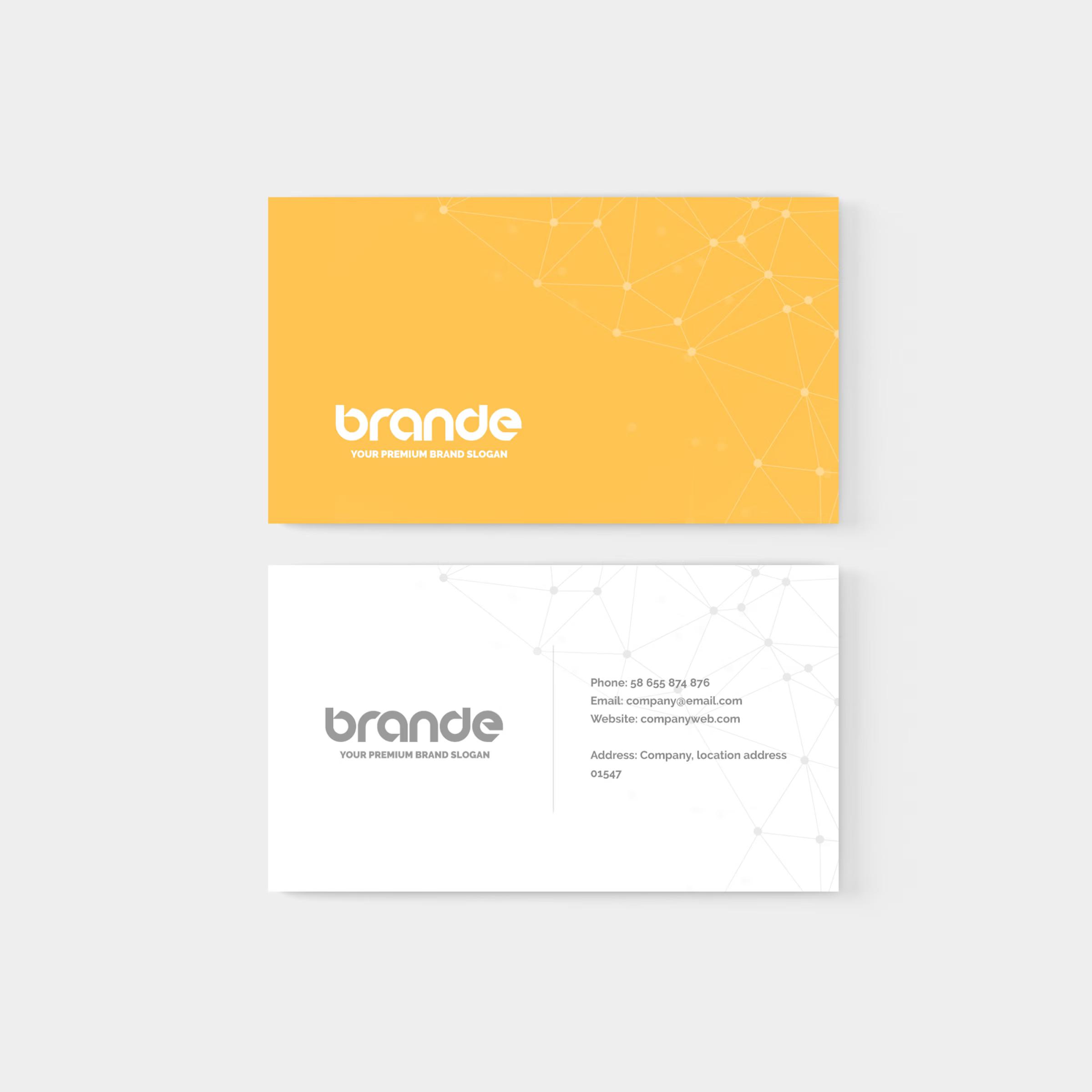 Simple Business Card PSD Mockup 2