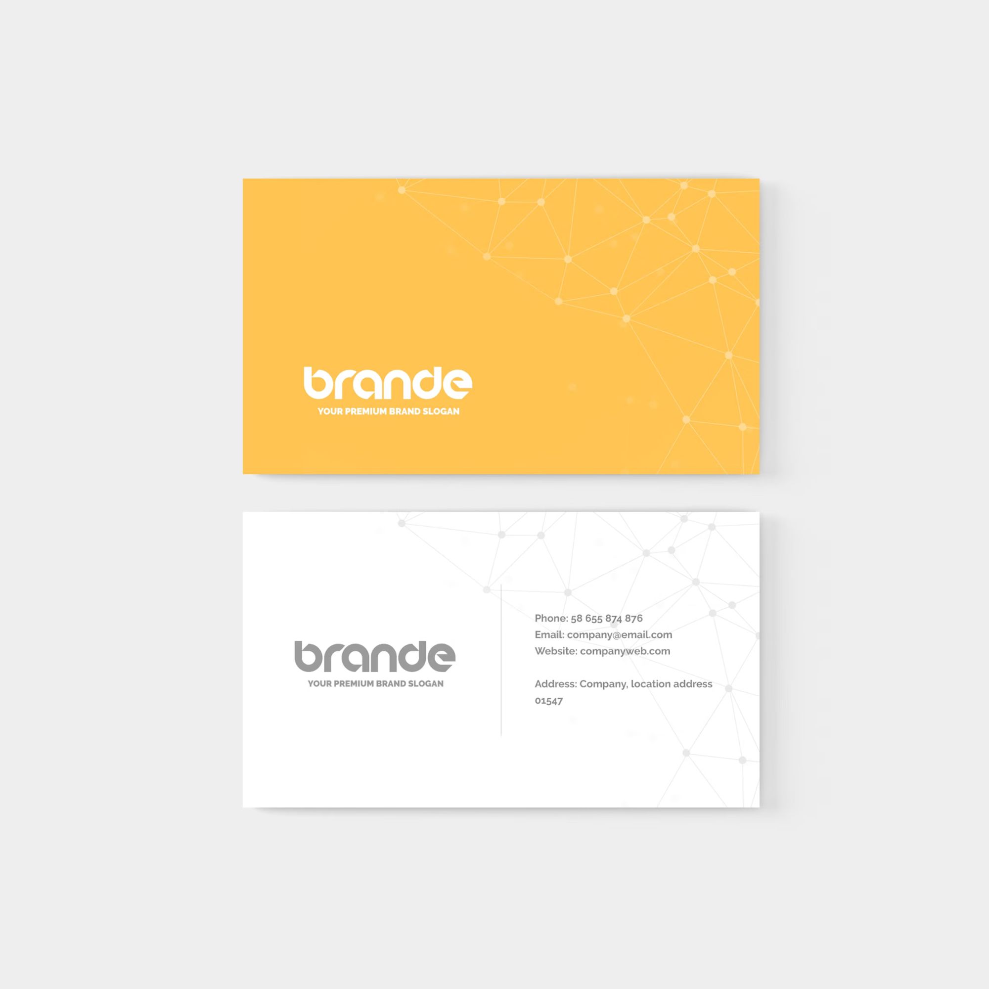 Simple Business Card PSD Mockup 2