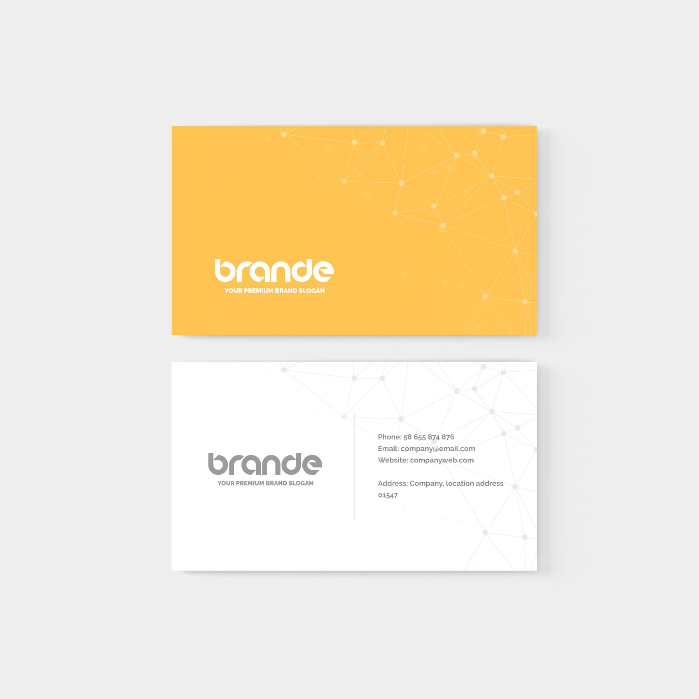 Simple Business Card PSD Mockup 2