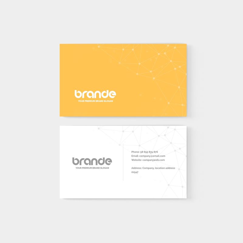 Simple Business Card PSD Mockup 2