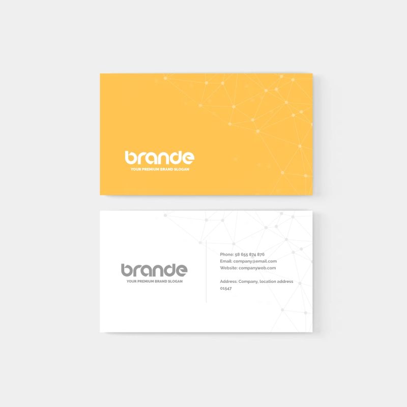 Simple Business Card PSD Mockup 2