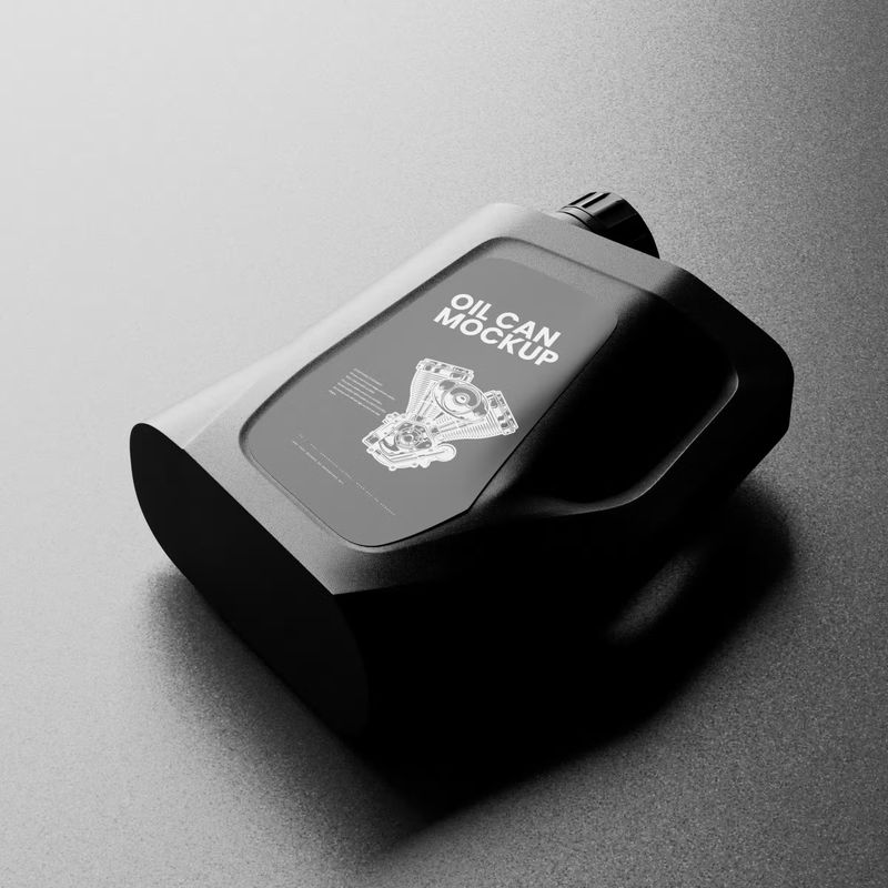 Engine Oil Can Mockup 5