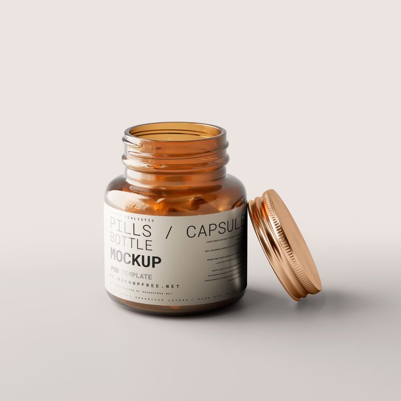 Pills Capsule Bottle Mockups 2