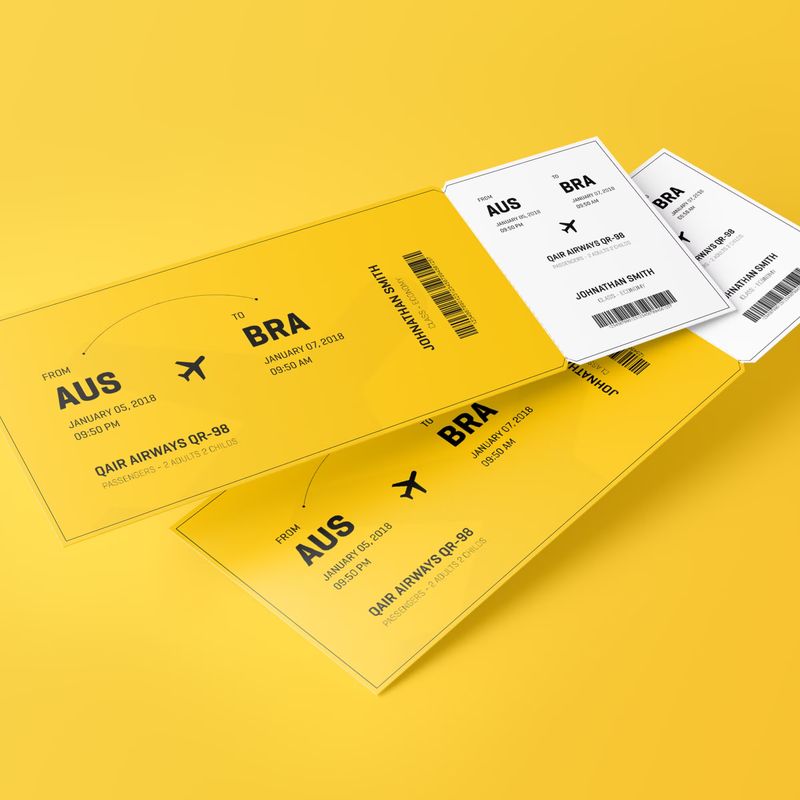 Event Ticket PSD Mockup 3