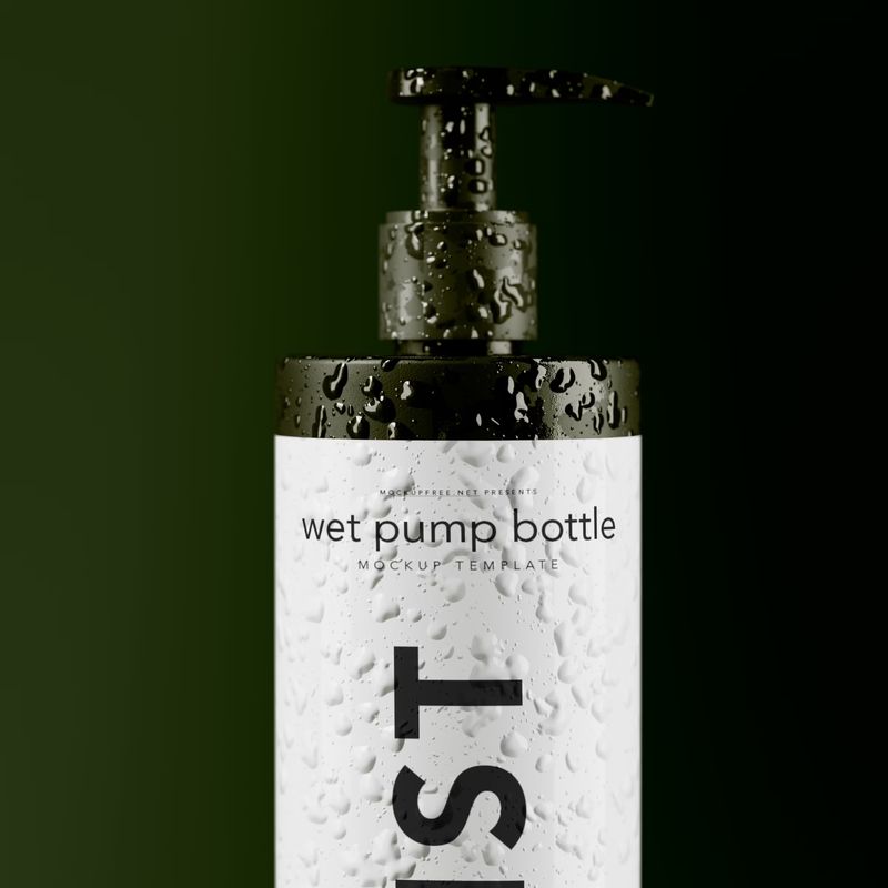 Wet Pump Bottle Mockups 4