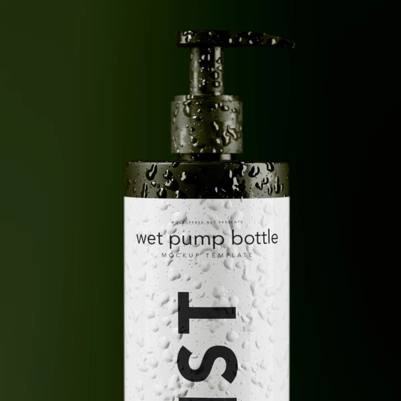 Wet Pump Bottle Mockups 4