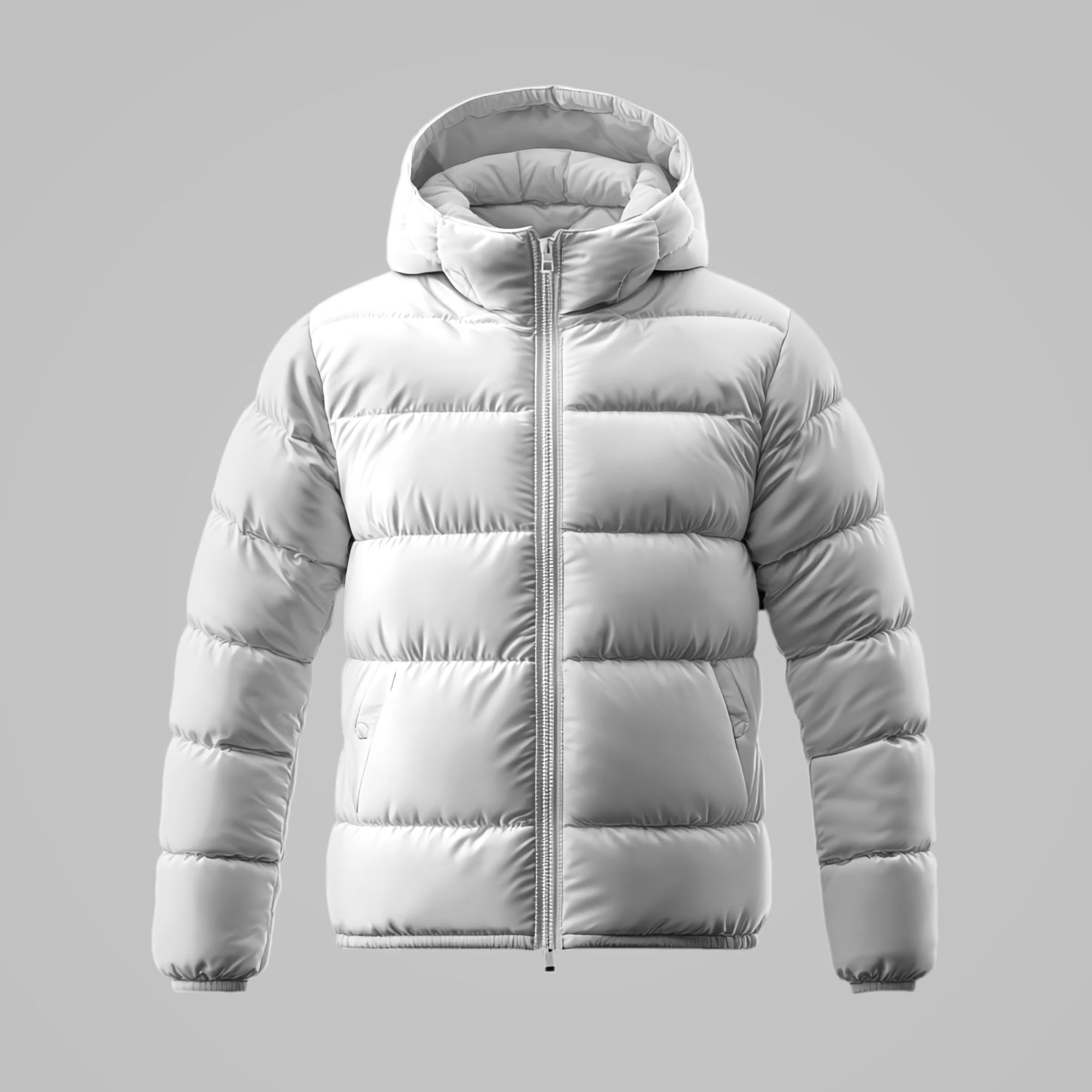 Free Puffer Jacket Mockup