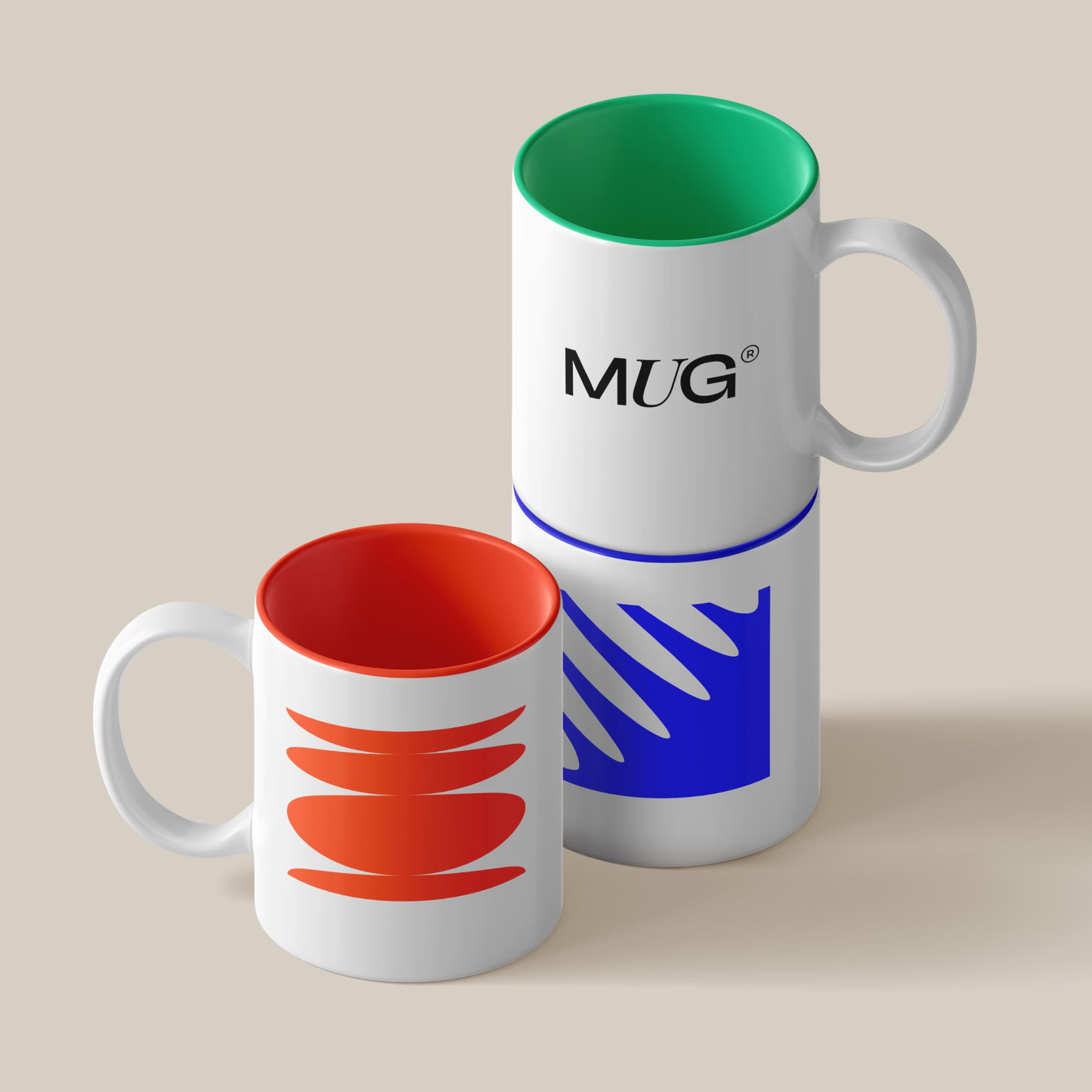 Free Scene With Mug Mockups V7 Isometric