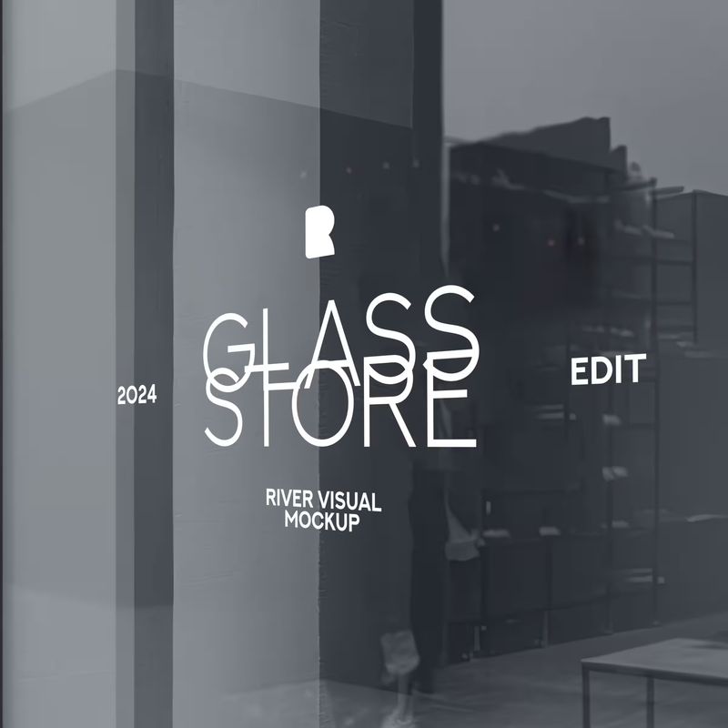 Glass Store Mockup
