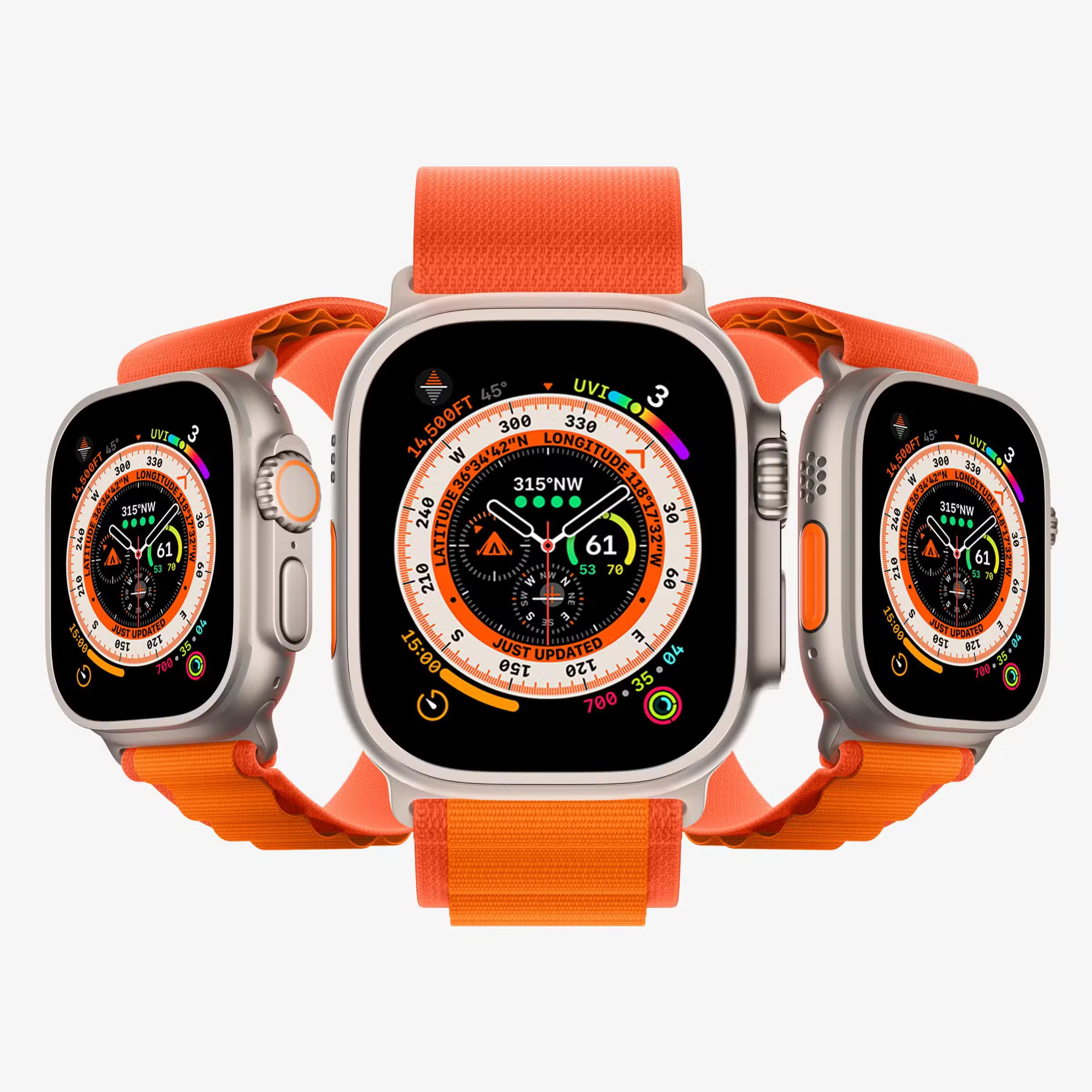 Realistic Apple Watch Ultra Mockup