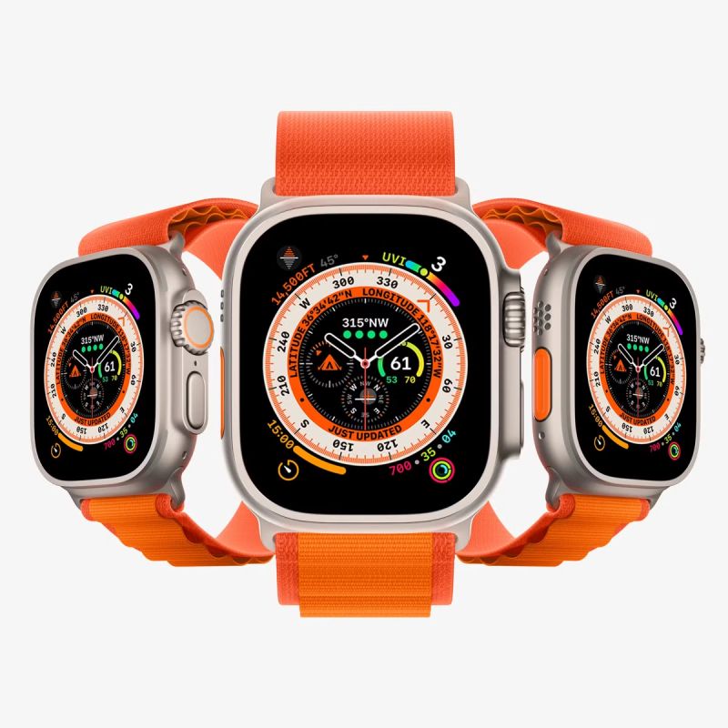 Realistic Apple Watch Ultra Mockup