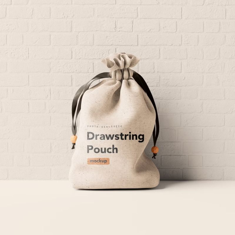 Drawstring Pouch Mockup 6