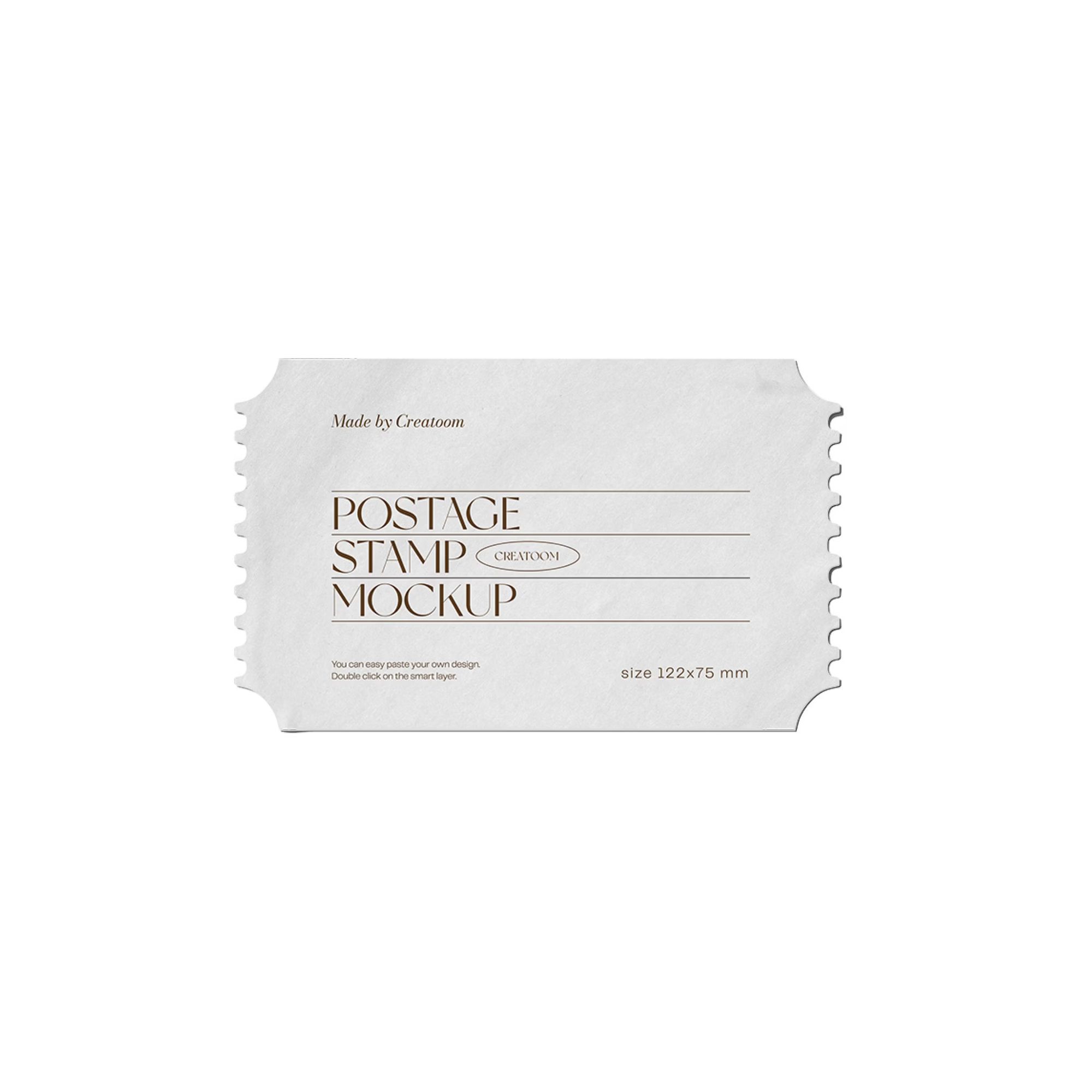 Free Paper Label Mockup V10 Front View
