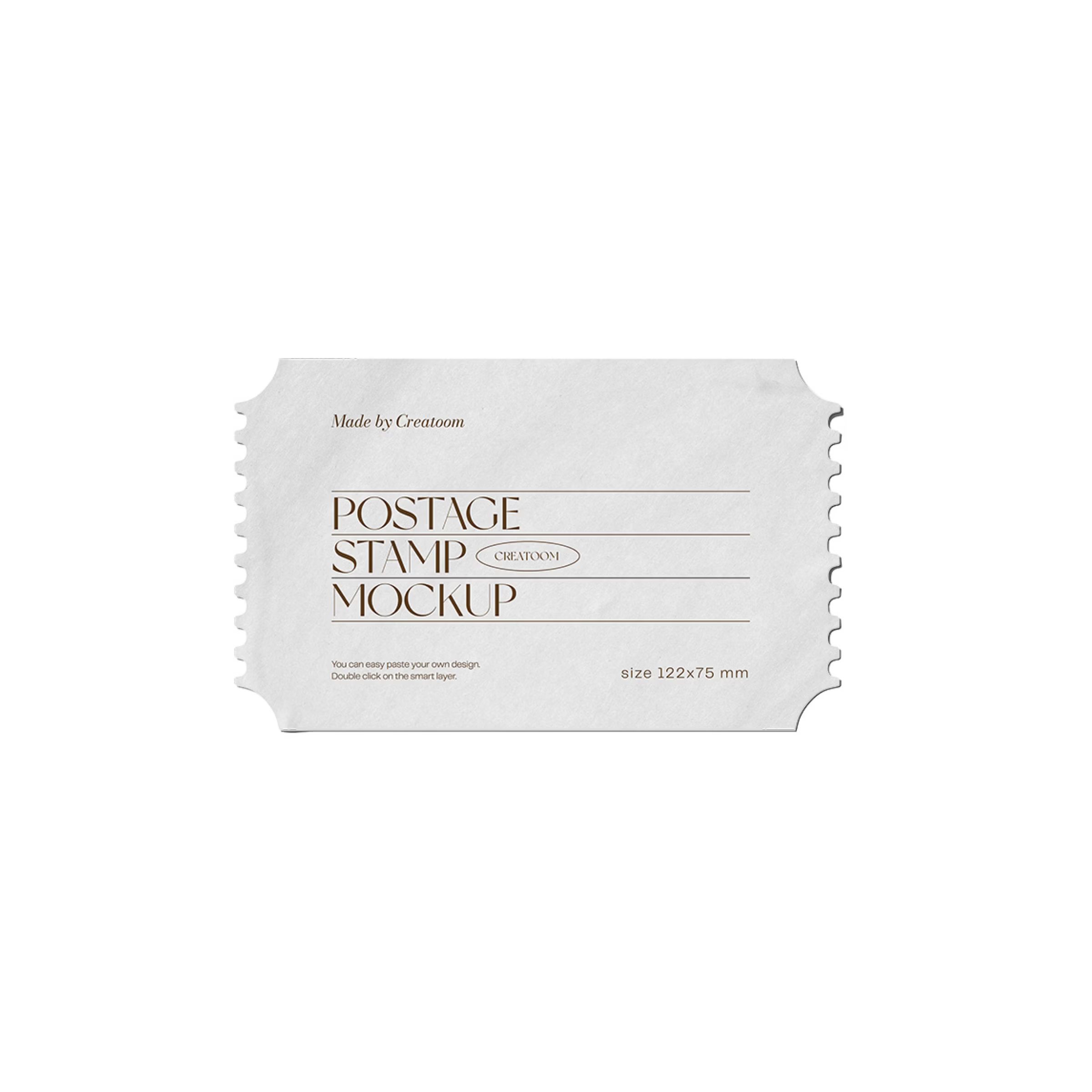 Free Paper Label Mockup V10 Front View
