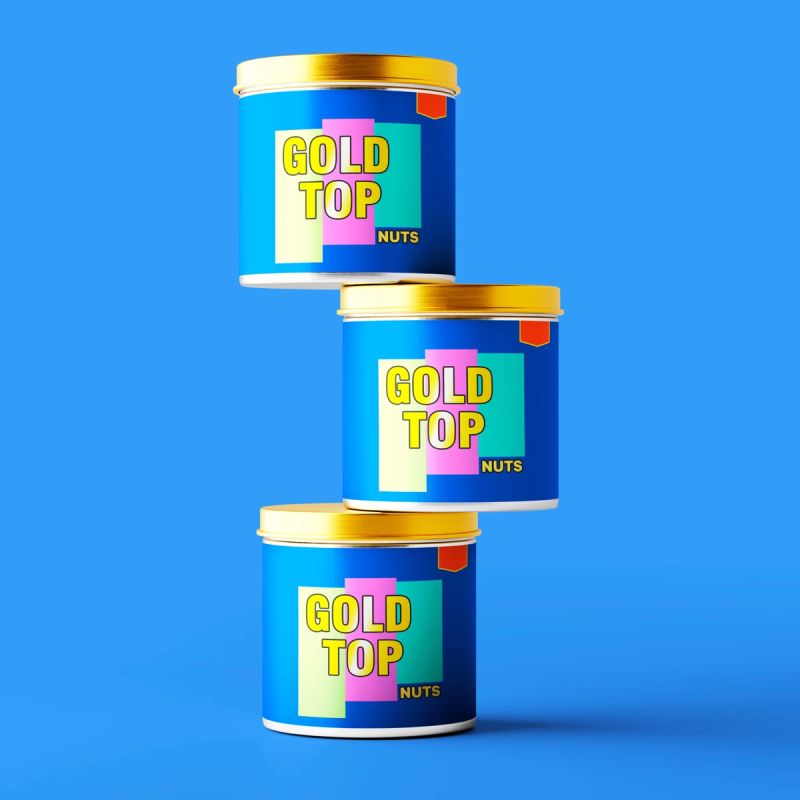 Cashew Nut Tin Can Mockup 5